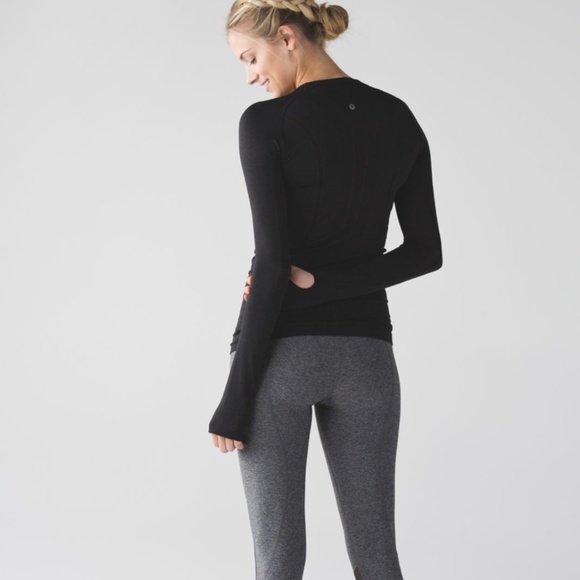LULULEMON SWIFTLY TECH LONG SLEEVED HIP LENGTH 4 IN GREAT CONDITION - Picture 4 of 12